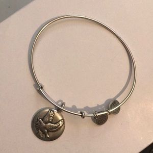 Silver Sacred Dove Alex and Ani bangle